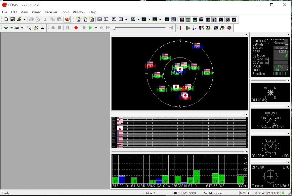 Windows 10でGPSデータの取得 TomoSoft